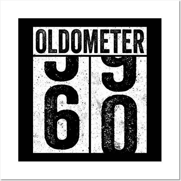 60 Years Old Oldometer Wall Art by Saulene